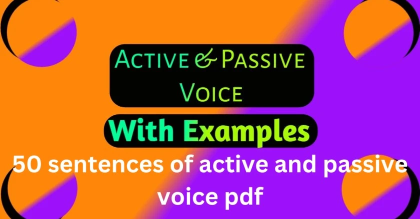 active and passive voice