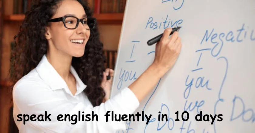 how to speak english fluently