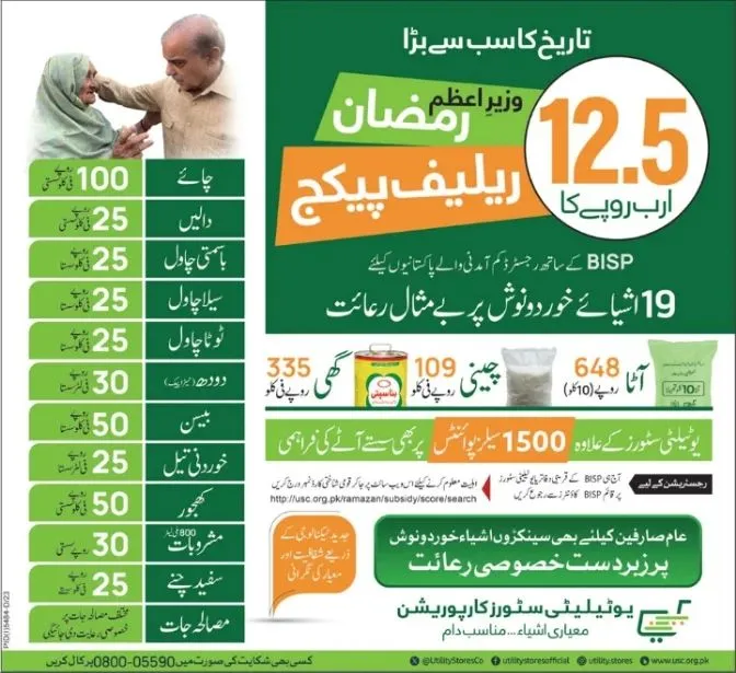 Last chance to avail Prime Minister Ramadan Relief Package