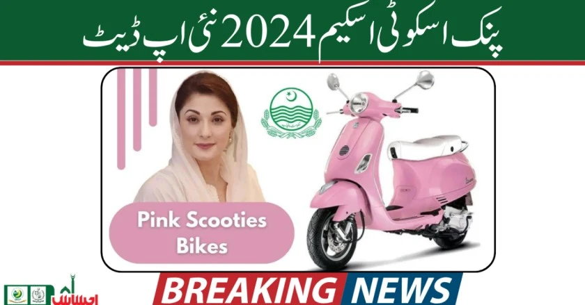 Pink Scooty Scheme for Girls